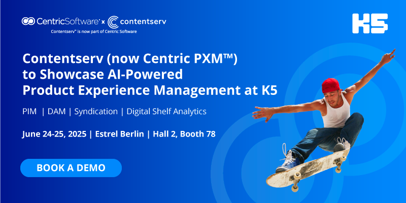Contentserv—now Centric PXM—to Showcase AI-Powered Product Experience Management at K5 2025 Featured
